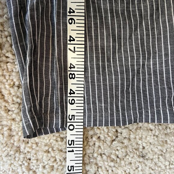 Sadie & Sage Gray and White Striped Jumpsuit – Size Small - Picture 8 of 10